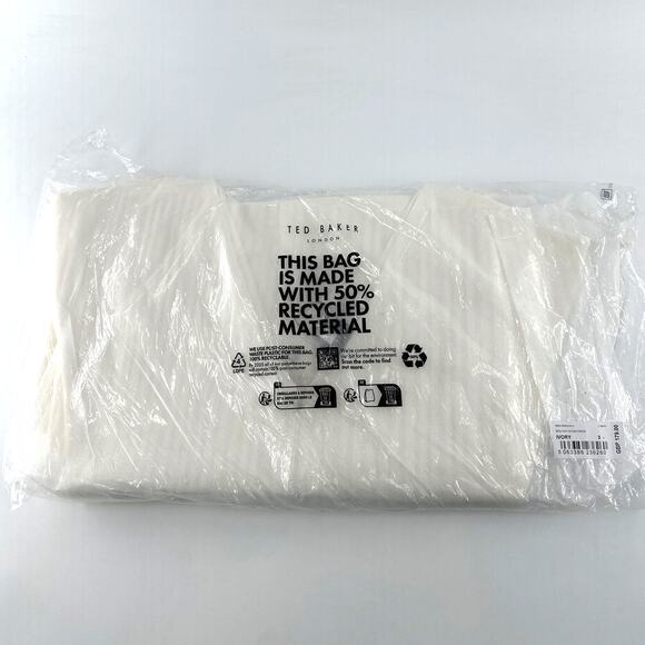 Ted Baker Ivory Wide Sleeve Knitted Bodycon Midi Dress Size US 8 - Picture 3 of 10